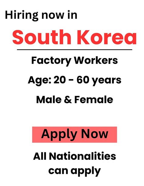 poea job hiring in south korea|Works,south Korea jobs in POEA .